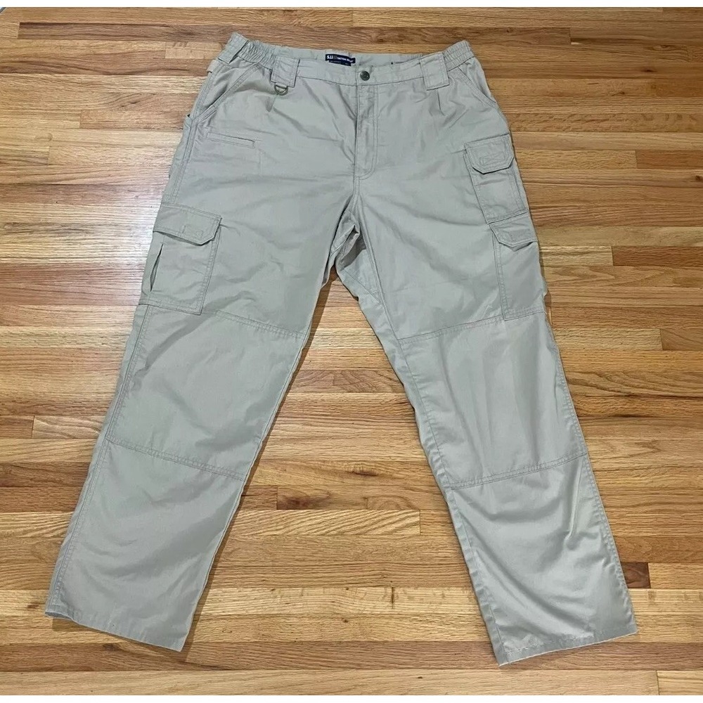 5.11 Tactical Utility Cargo Pants Men‎ 38x32 Beige Workwear  Front Straight Leg